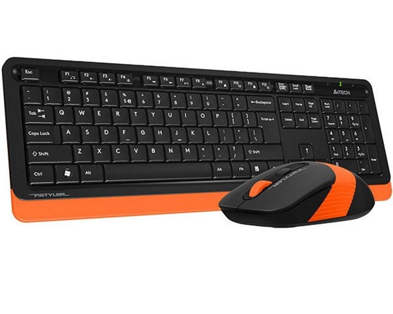 A4 TECH FG1010 FSTYLER Wireless Combo USB US narandžasti set Tastature SOPING.RS 43 A4 TECH FG1010 FSTYLER Wireless Combo USB US narandžasti set - Слика 3