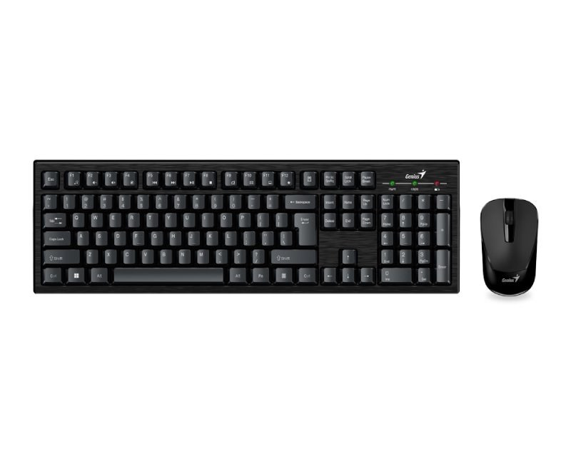 Smart KM-8101 Wireless USB US crna tastatura + miš Tastature SOPING.RS 42 Smart KM-8101 Wireless USB US crna tastatura + miš - Слика 2