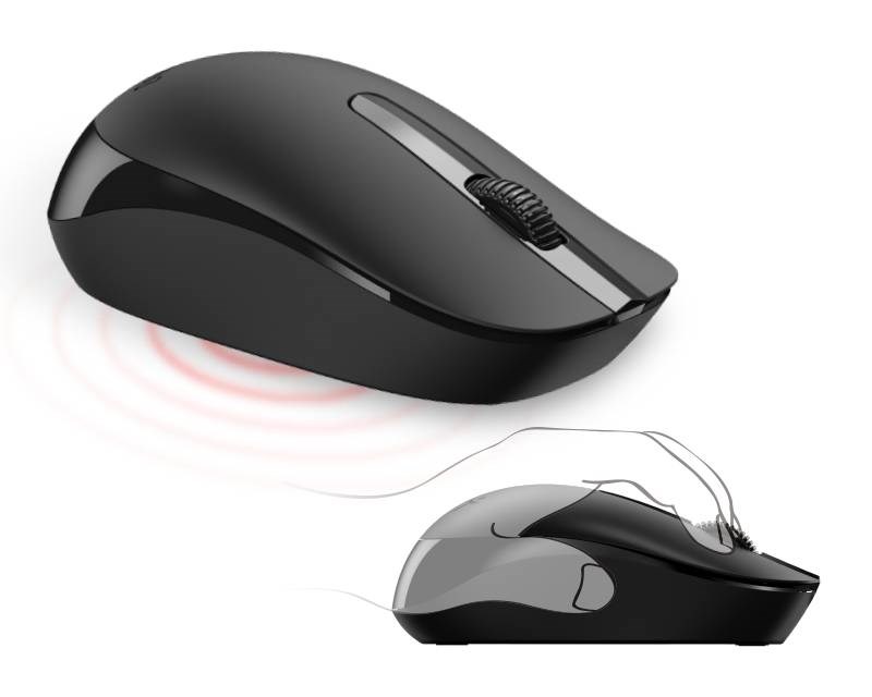 Smart KM-8101 Wireless USB US crna tastatura + miš Tastature SOPING.RS 43 Smart KM-8101 Wireless USB US crna tastatura + miš - Слика 3