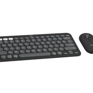 Pebble2 Wireless Combo US tastatura + miš crna