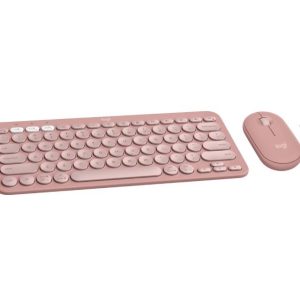 Pebble2 Wireless Combo US tastatura i miš roze