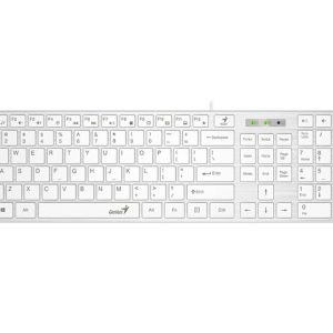 SlimStar 126 USB US bela tastatura