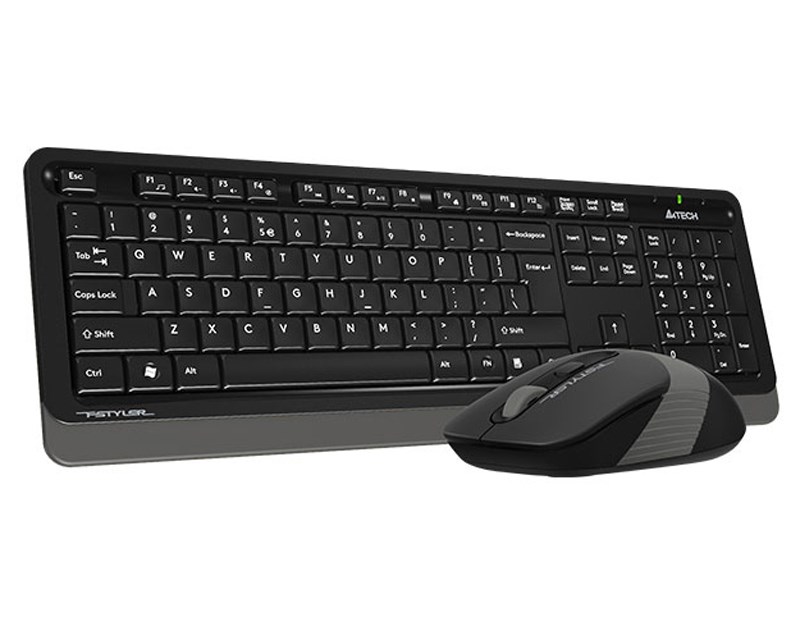 A4 TECH FG1010 FSTYLER Wireless Combo USB YU sivi set Tastature SOPING.RS 42 A4 TECH FG1010 FSTYLER Wireless Combo USB YU sivi set - Слика 2