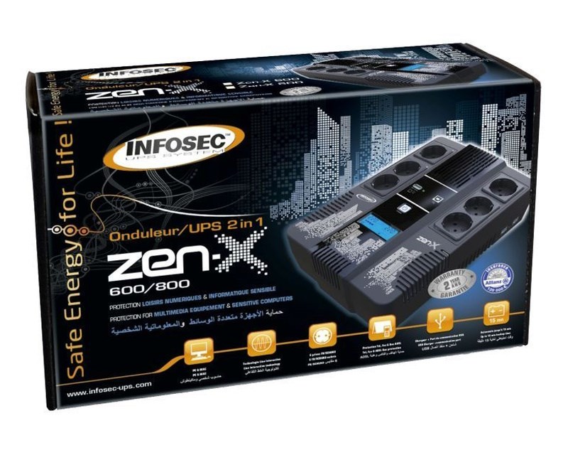 Zen-X 800 FR/SCHUKO UPS UPS i ispravljači SOPING.RS 43 Zen-X 800 FR/SCHUKO UPS - Слика 3