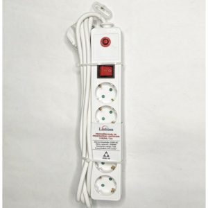 PRODUŽNI KABL 5R/3M SA PREKIDAČEM I ZAŠTITOM 3X1,5MM