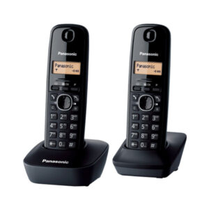 Telefon Panasonic KX-TG 1612 Duo (Crni) Fiksni telefoni SOPING.RS Telefon Panasonic KX-TG 1612 Duo (Crni)