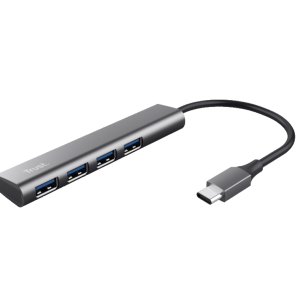 Adapter TRUST HALYX USB HUB-3.2/4xUSB/siva