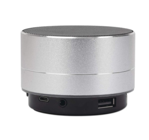 Bluetooth zvučnik Manhattan 165327 LED, 3W metalic Zvučnici i audio uređaji SOPING.RS 42 Bluetooth zvučnik Manhattan 165327 LED, 3W metalic - Слика 2