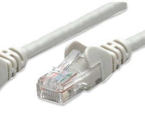 LAN UTP kabl intellinet 340380 Cat6 CCA//Sivi/1,5m