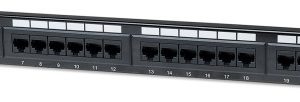 Patch panel Manhattan 520959 19"/1U Cat6/24 port
