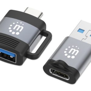 Adapter Manhattan 356329 USB 3.0 - USB-C M/F - F/M set 2 adaptera