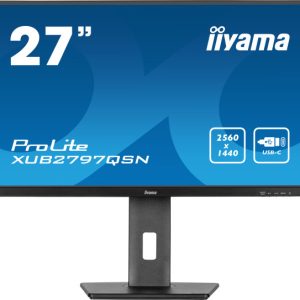 Monitor 27" Iiyama XUB2797QSN-B2 IPS 2560x1440/100Hz/1ms/HDMI/DP/USB/zvučnici
