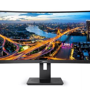 Monitor PHILIPS 346B1C/00 34"/VA,21:9,zakrivljen/3440x1440/100Hz/4ms GtG/HDMI,DP,USB,LAN/zvucnici