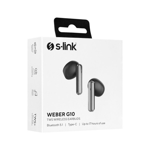 Slušalice sa mikrofonom S-Link Weber G10 TWS Bluetooth 5.1 crne Slušalice SOPING.RS 45 Slušalice sa mikrofonom S-Link Weber G10 TWS Bluetooth 5.1 crne - Слика 5
