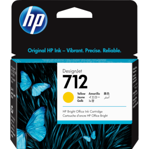 HP 712 29-ml Yellow DesignJet Ink Cartridge