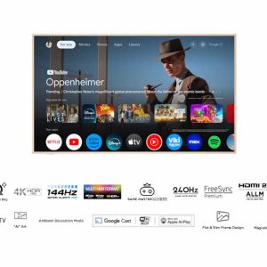Televizor TCL 55A300W/QLED/55″/4K UHD/144Hz/Matte Screen/”Ai” Art/Google TV/frame Televizori SOPING.RS Televizor TCL 55A300W/QLED/55"/4K UHD/144Hz/Matte Screen/"Ai" Art/Google TV/frame