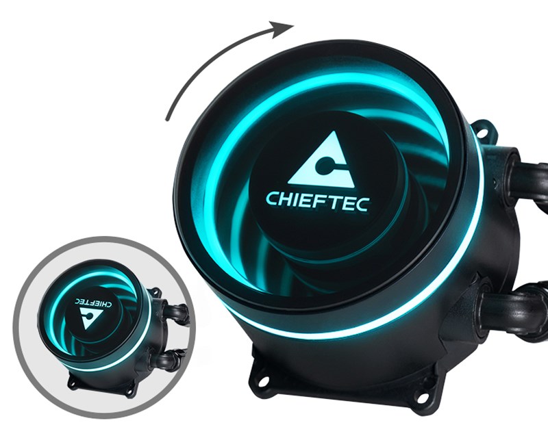 CHIEFTEC Iceberg 240 DARK CLC-240-BLK vodeno hlađenje Hladnjaci SOPING.RS 43 CHIEFTEC Iceberg 240 DARK CLC-240-BLK vodeno hlađenje - Слика 3