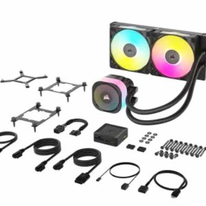 Kuler za PC CORSAIR iCUE LINK TITAN 240 RX AIO/240mm ventilator/RGB/crna