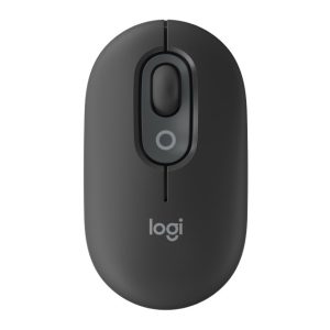Pop Mouse with Emoji, graphite miš