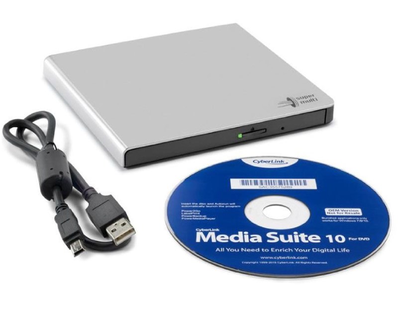 CD DVD-RW USB LG EXT GP57ES40 Slim Silver Optički uređaji SOPING.RS 42 CD DVD-RW USB LG EXT GP57ES40 Slim Silver - Слика 2