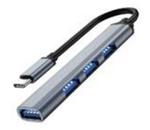 TIP C 3.1 HUB na 4 x HUB 3.0 sivi Ostali adapteri SOPING.RS TIP C 3.1 HUB na 4 x HUB 3.0 sivi