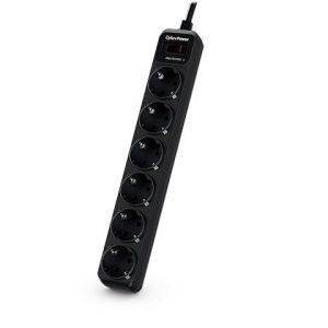 CyberPower produžni kabl sa prenaponskom zaštitom,B0620SC0,6xšuko/1,8m