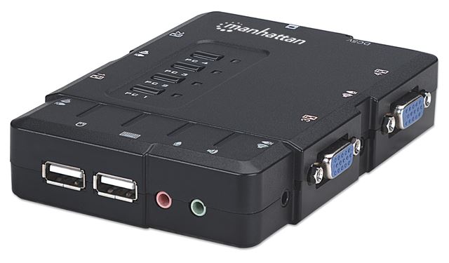 Manhattan Switch 4-Port KVM 1080p 151269 KVM svičevi SOPING.RS 41 Manhattan Switch 4-Port KVM 1080p 151269