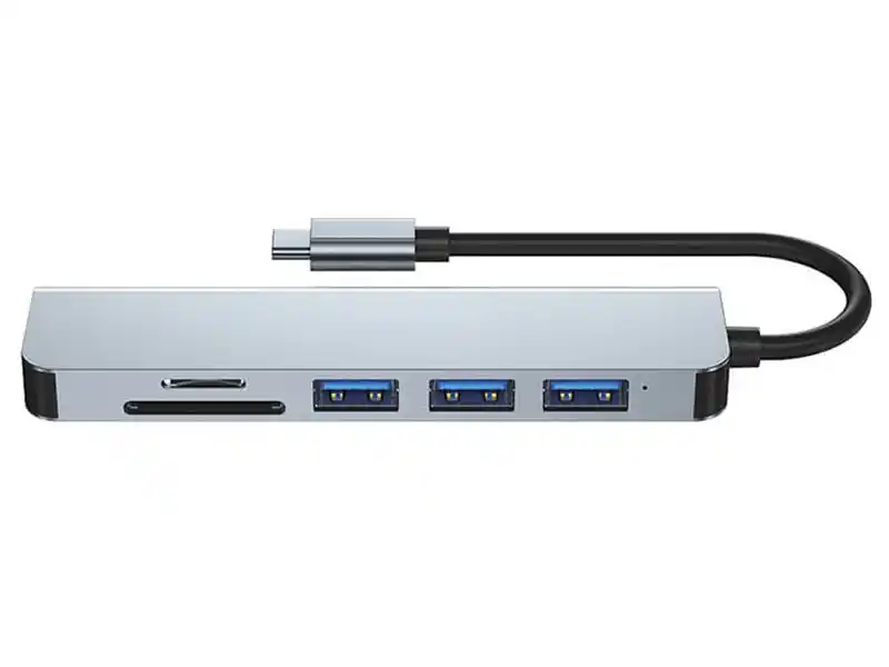 Adapter konverter Tip C Moye Connect X6 Multiport TH-069 Ostali adapteri SOPING.RS 42 Adapter konverter Tip C Moye Connect X6 Multiport TH-069 - Слика 2