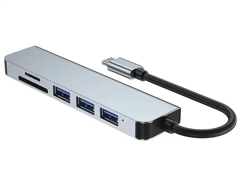 Adapter konverter Tip C Moye Connect X6 Multiport TH-069 Ostali adapteri SOPING.RS 43 Adapter konverter Tip C Moye Connect X6 Multiport TH-069 - Слика 3