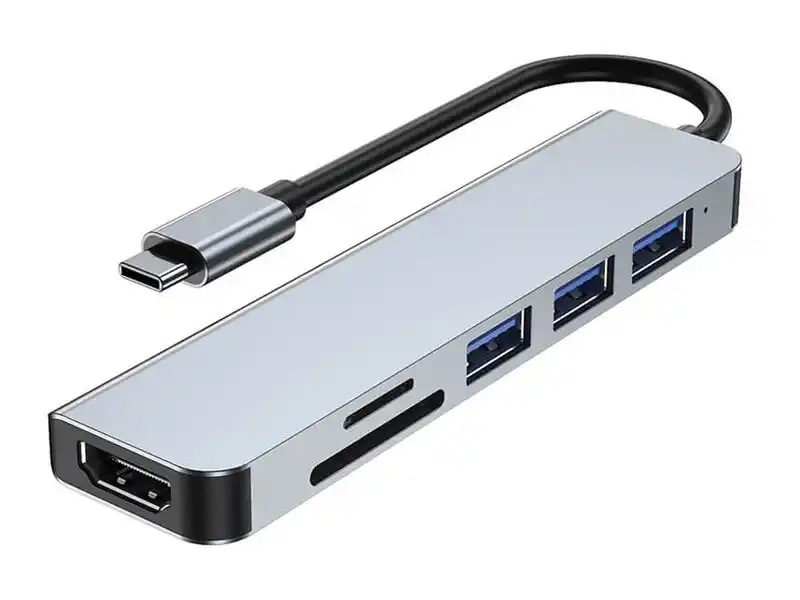 Adapter konverter Tip C Moye Connect X6 Multiport TH-069 Ostali adapteri SOPING.RS 41 Adapter konverter Tip C Moye Connect X6 Multiport TH-069
