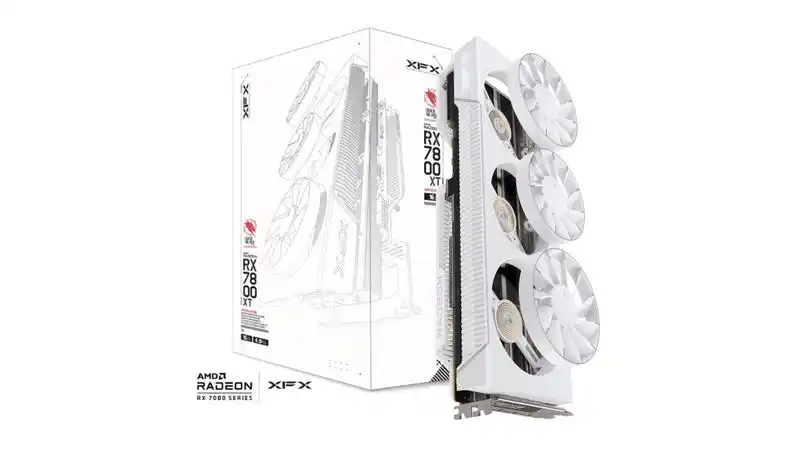 Grafička karta XFX Quicksilver AMD Radeon RX 7800 XT 16GB Magnetic Air White 256 bit 3xDP/HDMI Grafičke karte SOPING.RS 41 Grafička karta XFX Quicksilver AMD Radeon RX 7800 XT 16GB Magnetic Air White 256 bit 3xDP/HDMI