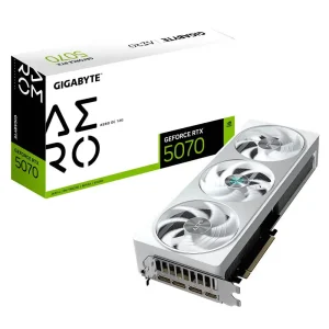 Graficka karta Gigabyte GeForce RTX 5070 Aero OC  GDDR7 12GB 192bit 3xDP/HDMI - GV-N5070AERO OC-12GD