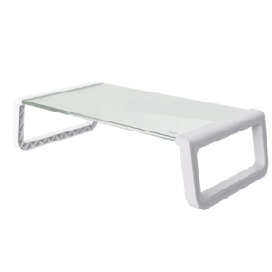 Postolje za monitore TRUST MONTA GLASS/bela