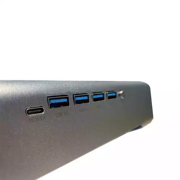 Postolje za laptop Zeus ES-A66 14-15.6 USB-C/USB Hub Port 4x USB 3.0/RGB Aluminium Siver Dodatna oprema za računare SOPING.RS 43 Postolje za laptop Zeus ES-A66 14-15.6 USB-C/USB Hub Port 4x USB 3.0/RGB Aluminium Siver - Слика 3