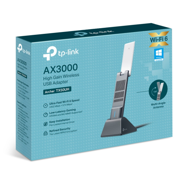 LAN MK TP-Link Archer TX50UH AX3000 WiFi/dual band/High Gain/USB Wireless SOPING.RS 41 LAN MK TP-Link Archer TX50UH AX3000 WiFi/dual band/High Gain/USB