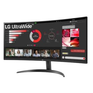 Monitor 34" LG 34WR50QK-B VA 3440x1440/100Hz/5ms/2xHDMI/DP - 34WR50QK-B