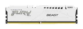 DDR5 64GB (2x32GB) 5200MHz CL40 DIMM [FURY Beast] White XMP - KF552C40BWK2-64