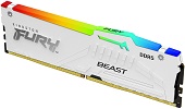 DDR5 32GB 5200MHz CL40 DIMM [FURY Beast] White RGB XMP - KF552C40BWA-32