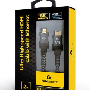 Ultra High speed HDMI cable with Ethernet, 8K select plus series, 2 m – CCB-HDMI8K-2M Kablovi i adapteri SOPING.RS Ultra High speed HDMI cable with Ethernet, 8K select plus series, 2 m - CCB-HDMI8K-2M