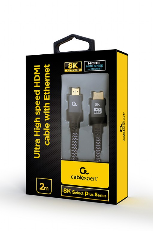 Ultra High speed HDMI cable with Ethernet, 8K select plus series, 2 m – CCB-HDMI8K-2M Kablovi i adapteri SOPING.RS 41 Ultra High speed HDMI cable with Ethernet, 8K select plus series, 2 m - CCB-HDMI8K-2M