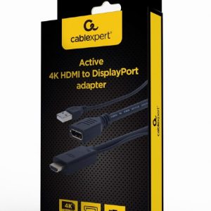 Active 4K HDMI male to DisplayPort female adapter, black – A-HDMIM-DPF-01 Kablovi i adapteri SOPING.RS Active 4K HDMI male to DisplayPort female adapter, black - A-HDMIM-DPF-01