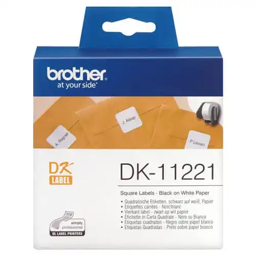 Nalepnica kvadratna papirna Brother 23mmmx23mm DK11221 Dodatna oprema za štampače SOPING.RS 42 Nalepnica kvadratna papirna Brother 23mmmx23mm DK11221 - Слика 2