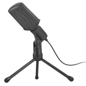 ASP, Condenser Microphone w/Tripod, 3.5mm Connector, Black - NMI-1236