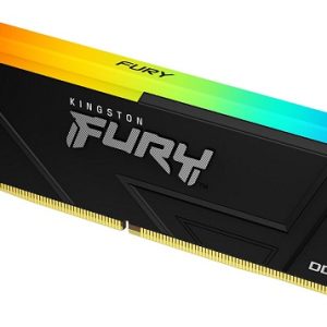 DDR4 16GB 3200MHz [FURY BEAST RGB], Non-ECC UDIMM, CL16 1.35V, 288-Pin 1Rx8, w/RGB Heatsink, XMP - KF432C16BB2A/16