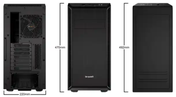 Kućište Be Quiet Pure Base 600 Black BG021 – BG021 Kućišta računara SOPING.RS 43 Kućište Be Quiet Pure Base 600 Black BG021 - BG021 - Слика 3