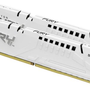 DDR5 32GB (2x16GB) 6000MT/s [FURY BEAST], Non-ECC UDIMM, CL36 1.35V, 288-Pin 1Rx8, White, Memory Kit - KF560C36BWE2K2-32