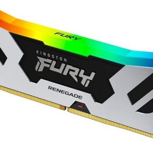 DDR5 24GB 8400MT/s [FURY RENEGADE RGB], Non-ECC CUDIMM (Clocked), CL40 1.45V, 288-pin 1Rx8, Silver/B - KF584CU40RSA-24
