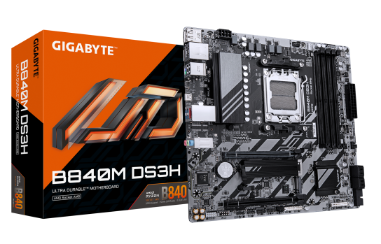 AM5, AMD B840 Chipset, 4x DDR5 DIMM, X3D Turbo Mode to unleash new era gaming performance – B840M DS3H Matične ploče SOPING.RS 41 AM5, AMD B840 Chipset, 4x DDR5 DIMM, X3D Turbo Mode to unleash new era gaming performance - B840M DS3H