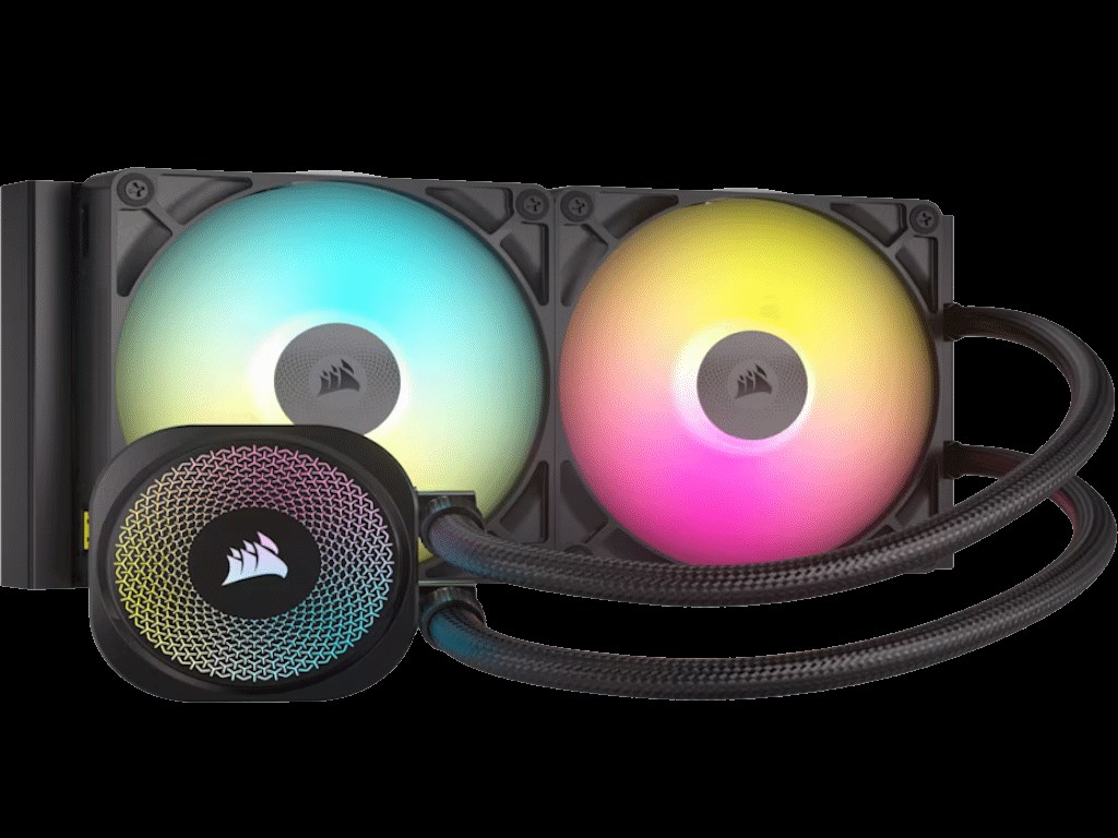 Kuler za CPU CORSAIR iCUE LINK TITAN 280 RX/RGB/AIO/280mm/dual fan/vodeno hladenje/crna Hladnjaci SOPING.RS 42 Kuler za CPU CORSAIR iCUE LINK TITAN 280 RX/RGB/AIO/280mm/dual fan/vodeno hladenje/crna - Слика 2