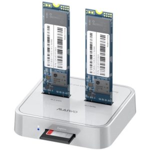 Docking station USB 3.1 tip C na 2 x M.2 (SATA & PCIe NvMe) K3016SD Docking station SOPING.RS Docking station USB 3.1 tip C na 2 x M.2 (SATA & PCIe NvMe) K3016SD